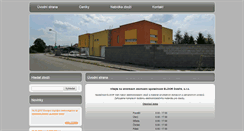 Desktop Screenshot of eldor.cz